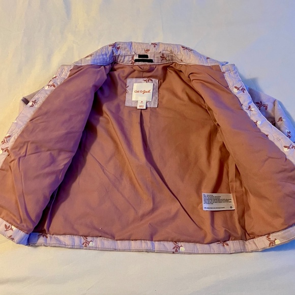 Toddler lavender quilted floral jacket 2T - Picture 2 of 2